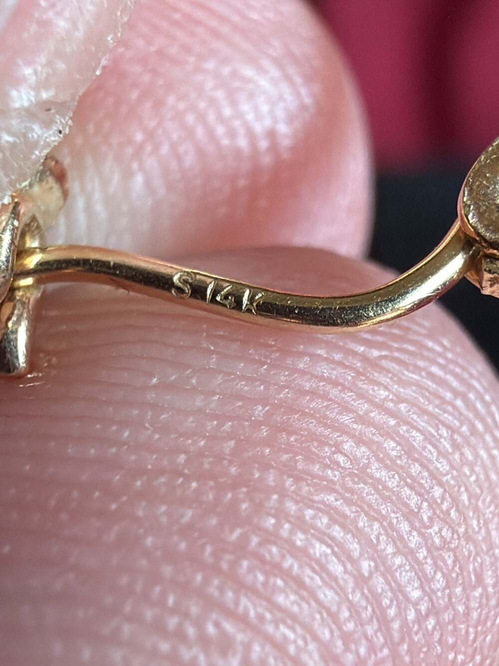 14K Yellow Gold Hoop Earrings
